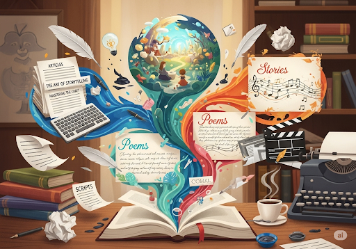 03. Creative writing process illustration