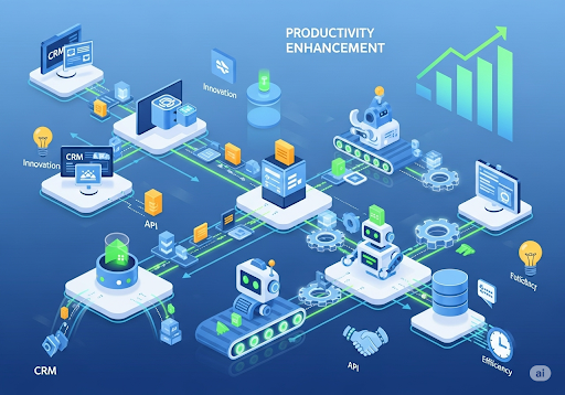 05. Workflow automation and integration illustration