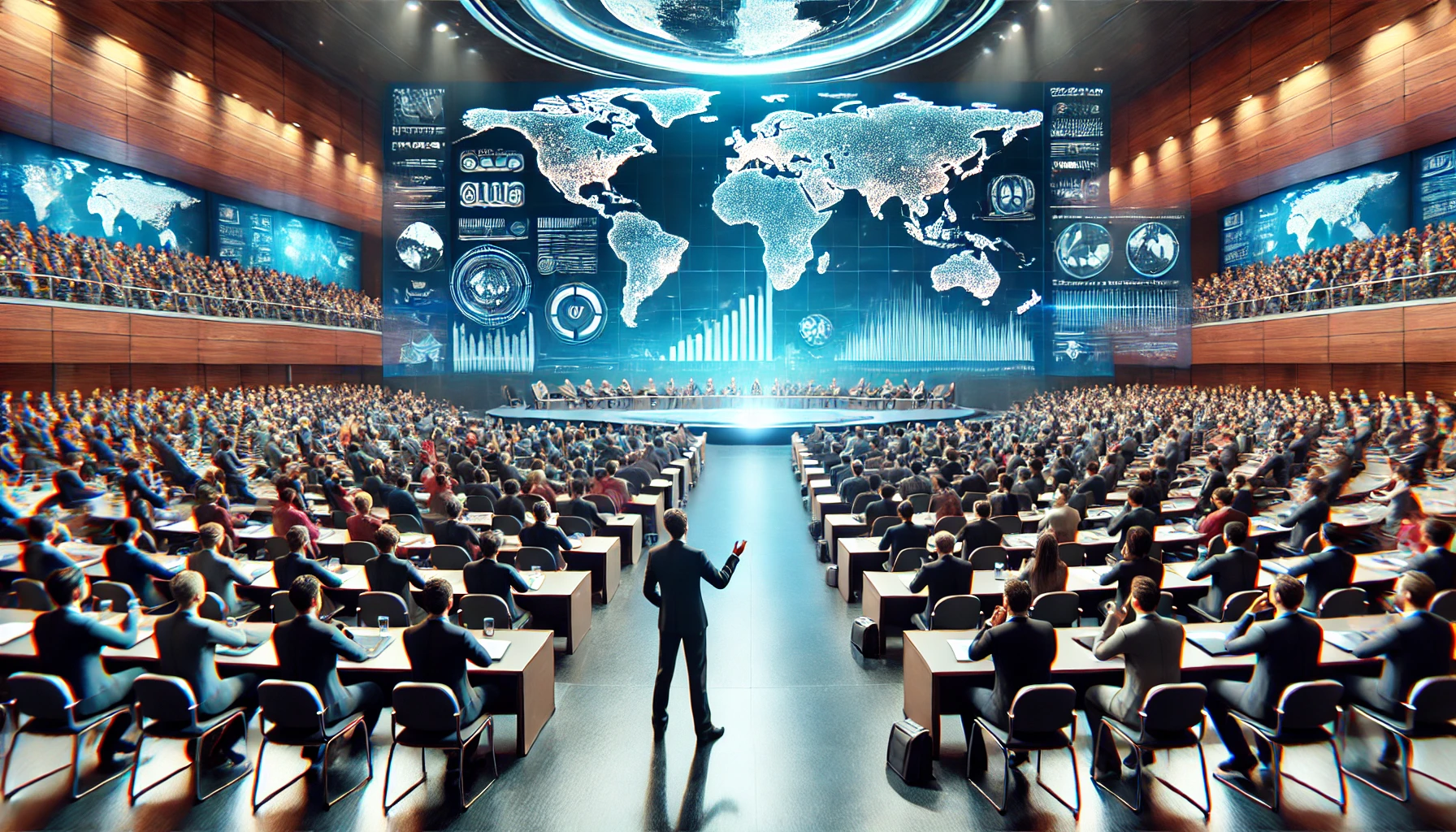 Ilustrasi Konferensi AI, Acara Terbesar di Dunia AI