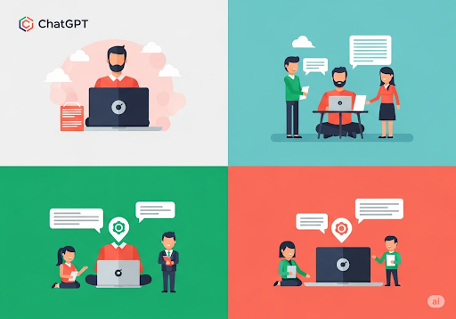 Gambar 5. Ilustrasi beragam aplikasi ChatGPT