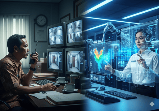 1. Masa Depan Keamanan, Dari Pengawasan Tradisional ke Kontrol AI yang Efisien