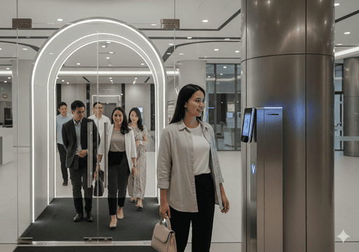3. Akses Tanpa Batas, Keamanan Futuristik dengan Pemindai Wajah